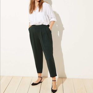 LOFT Black Pull On Ponte Pants